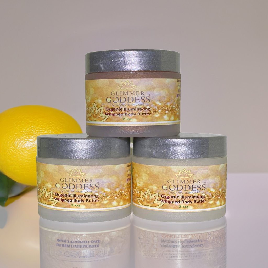 💜 Organic Shimmering Whipped Body Butter Trio