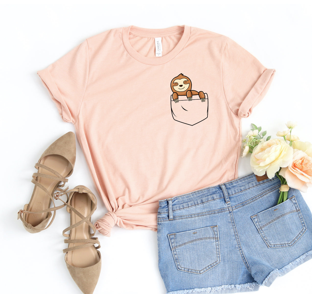 🤎 Pocket Sloth T-shirt