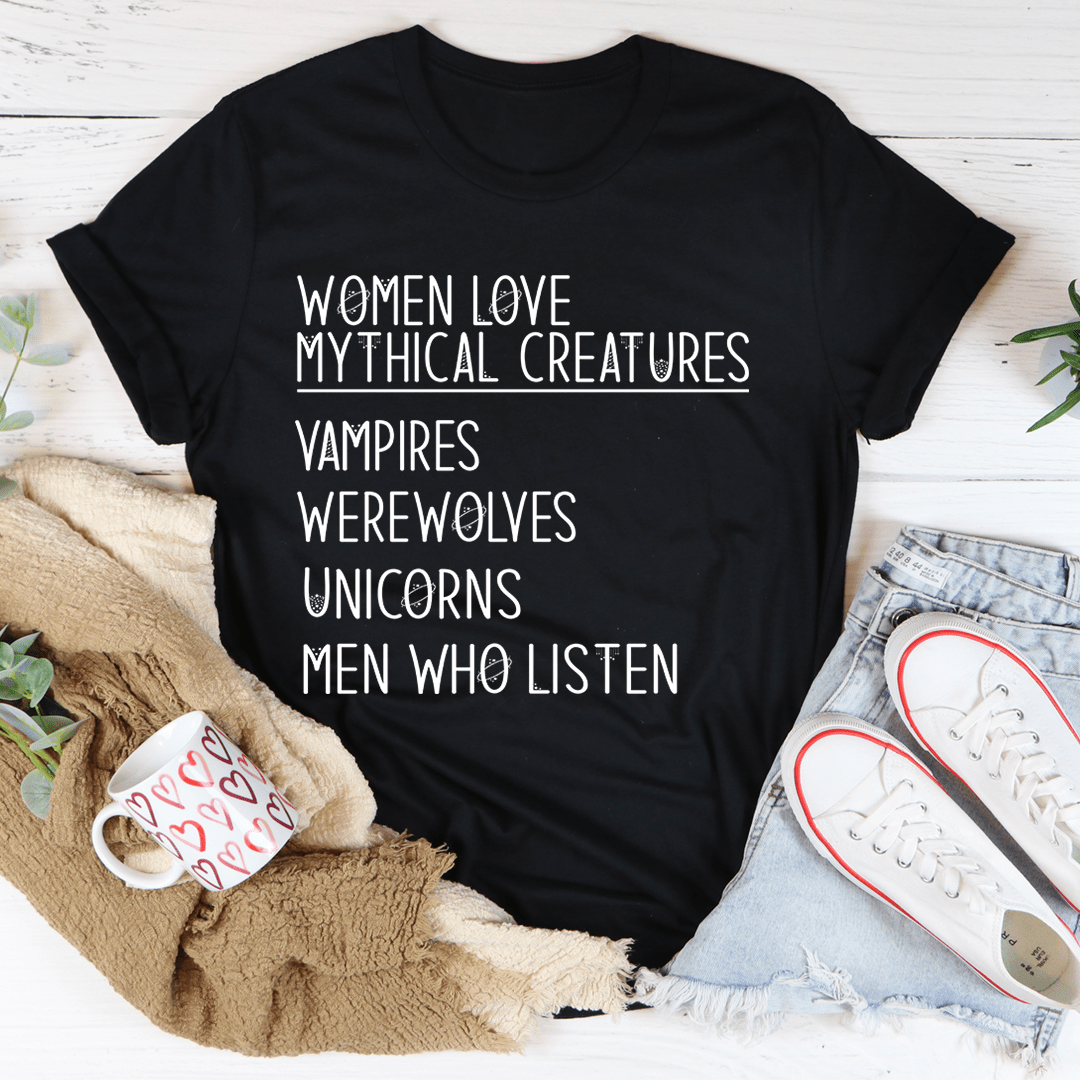 🖤 Women Love Mythical Creatures Tee