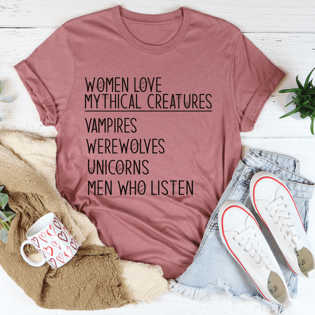 🖤 Women Love Mythical Creatures Tee